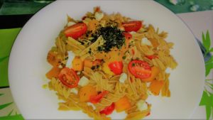 Read more about the article SPAGHETTI COMPLETS AU THON ET POIVRONS